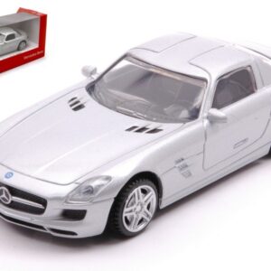 Modellino auto scala 1:43 MERCEDES SLS AMG SILVER modellismo collezione