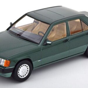 Modellino auto scala 1:18 Triple 9 MERCEDES 190E 2.3 SPORTLINE W201 GREEN diecast modellismo statico
