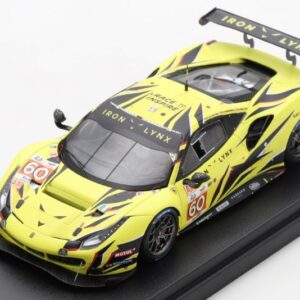 Modellino auto scala 1:43 Looksmart  FERRARI 488 GTE EVO IRON LYNX N.60 LM 2022 SCHIAVONIBALZANGIAMM. racing modellismo statico