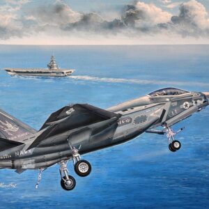 Modellino da costruire model kit di montaggio AEREO F-35C NING KIT 1:32