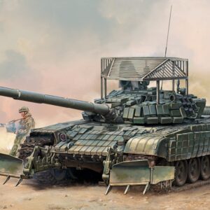 Modellino kit di montaggio carri armati tank Trumpeter  MEZZO RUSSIAN T-72B1 KIT 1:35