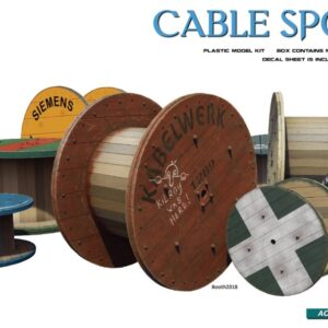 Modellino diorami kit di montaggio Miniart  CABLE SPOOLS KIT 1:48