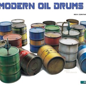 Modellino diorami kit di montaggio Miniart  MODERN OIL DRUMS scala 1:48