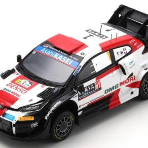 Modellino auto rally scala 1:43 Spark Model TOYOTA YARIS N.1 4th RALLY SAFARI KENYA 2022 S.OGIER-B.VEILLAS modellismo statico collezione