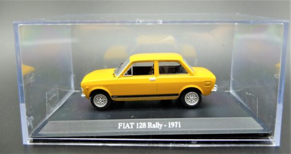 Modellino auto scala 1:43 FIAT 128 RALLY diecast collezione da edicola - Image 2