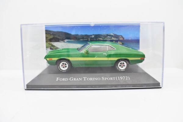 Modellini auto americane scala 1:43 FORD GRAN TORINO SPORT ixo diecast modellismo collezione - Image 6