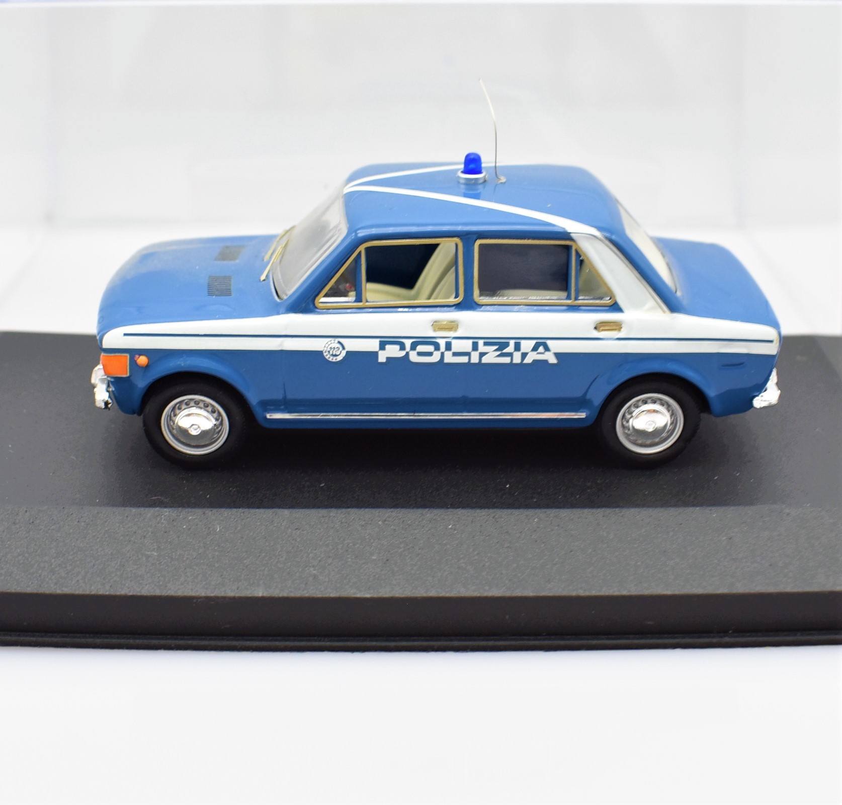 Modellini auto POLIZIA scala 1:43 FIAT 128 rio diecast collezione