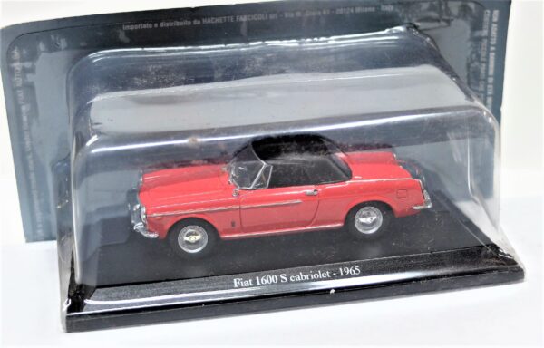 Modellino auto scala 1:43 FIAT 1600 S CABRIOLET diecast collezione da edicola - Image 5