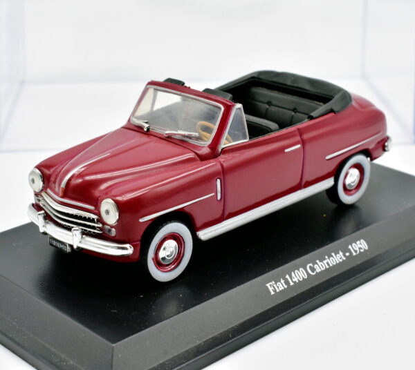 Modellino auto scala 1:43 FIAT 1400 CABRIOLET diecast collezione da edicola