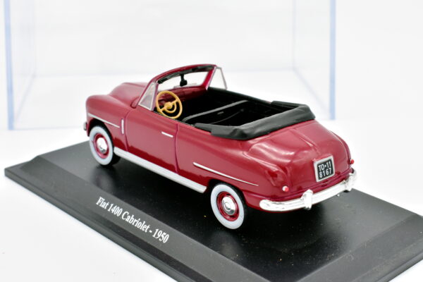 Modellino auto scala 1:43 FIAT 1400 CABRIOLET diecast collezione da edicola - Image 2