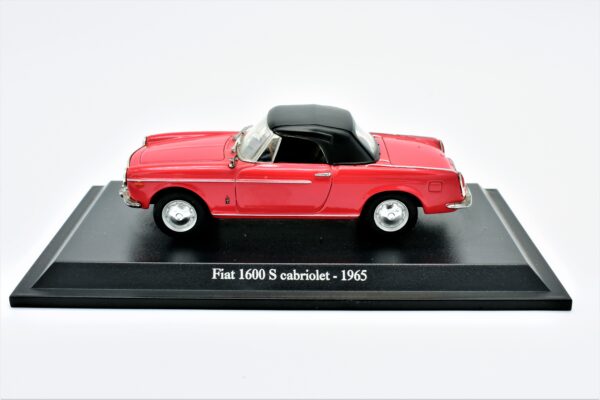 Modellino auto scala 1:43 FIAT 1600 S CABRIOLET diecast collezione da edicola - Image 2