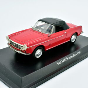 Modellino auto scala 1:43 FIAT 1600 S CABRIOLET diecast collezione da edicola