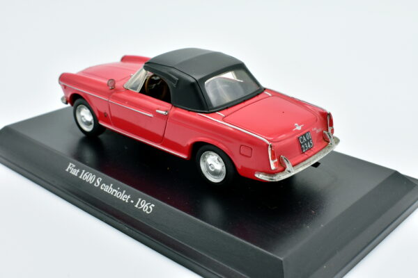 Modellino auto scala 1:43 FIAT 1600 S CABRIOLET diecast collezione da edicola - Image 4