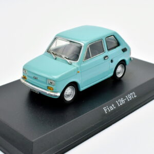 Modellino auto scala 1:43 FIAT 126 diecast collezione da edicola