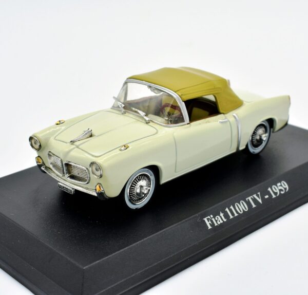 Modellino auto scala 1:43 FIAT 1100 TV diecast collezione da edicola