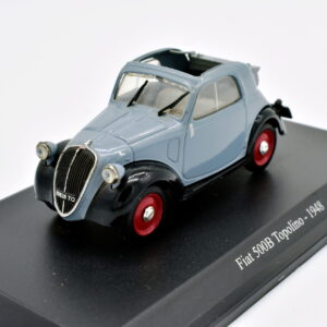 Modellino auto scala 1:43 FIAT 500 B TOPOLINO diecast collezione da edicola