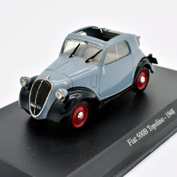 Modellino auto scala 1:43 FIAT 500 B TOPOLINO diecast collezione da edicola
