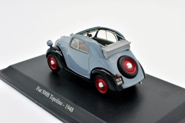 Modellino auto scala 1:43 FIAT 500 B TOPOLINO diecast collezione da edicola - Image 4