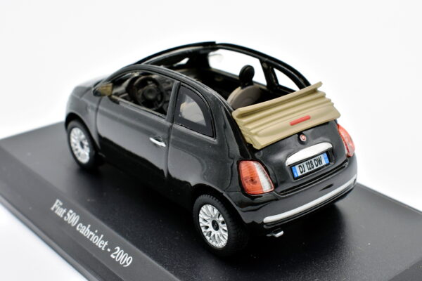 Modellino auto scala 1:43 FIAT 500 CABRIOLET diecast collezione da edicola - Image 4