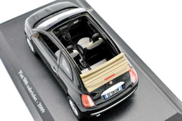 Modellino auto scala 1:43 FIAT 500 CABRIOLET diecast collezione da edicola - Image 5