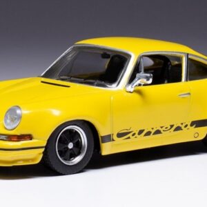 Modellino auto scala 1:43 Ixo Model  PORSCHE 911 CARRERA RS 2.7 1973 YELLOW BLACK MAGIC diecast modellismo statico