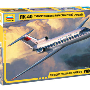 Modellino aerei da costruire combattimento model kit di montaggio Zvezda  YAK-401144 TURBOJET PASSENGER AIRCRAFT KIT 1:144