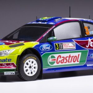Modellino auto rally scala 1:24 Ixo Model  FORD FOCUS RS WRC N.3 RALLY SARDINIEN 2009 HIRVONENLEHTINEN modellismo statico collezione