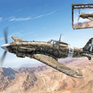 Modellino aerei da costruire combattimento model kit di montaggio Italeri AEREO MACCHI MC 202 FOLGORE KIT 1:32