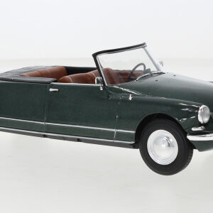 Modellino auto scala 1:24 Whitebox  CITROEN DS 19 CONVERTIBLE 1963 GREEN modellismo statico collezione