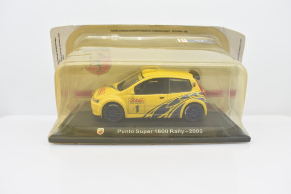 Modellino auto FIAT ABARTH PUNTO SUPER 1600 RALLY scala 1:43 diecast modellismo collezione ixo - Image 2