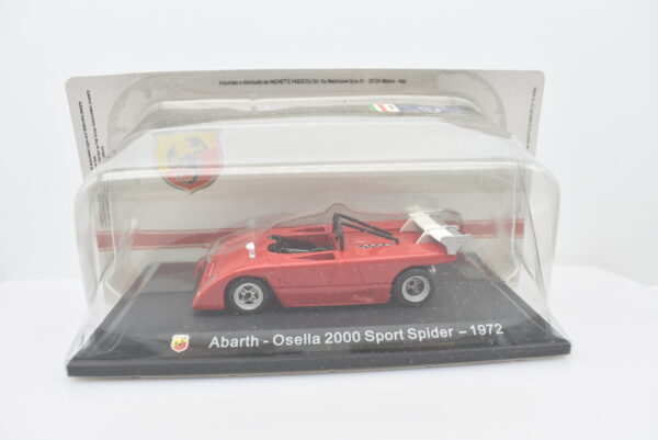 Modellino auto ABARTH OSELLA 2000 SPORT SPIDER scala 1:43 diecast collezione ixo - Image 5
