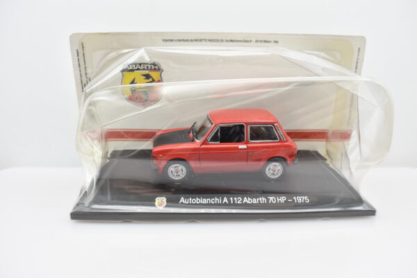 Modellino auto AUTOBIANCHI A112 ABARTH 70 HP 1:43 diecast modellismo collezione ixo - Image 6