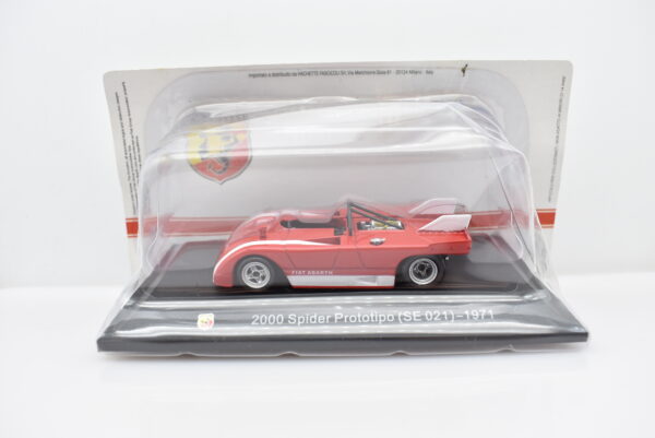 Modellino auto FIAT ABARTH 2000 SPIDER PROTOTIPO 1:43 diecast modellismo collezione ixo - Image 5