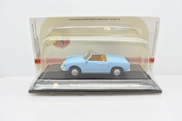 Modellino auto FIAT ABARTH 750 SPIDER ALLEMANO 1:43 diecast modellismo collezione ixo - Image 5