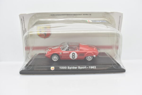Modellino auto ABARTH 1000 SPIDER SPORT 1:43 diecast modellismo collezione ixo - Image 4