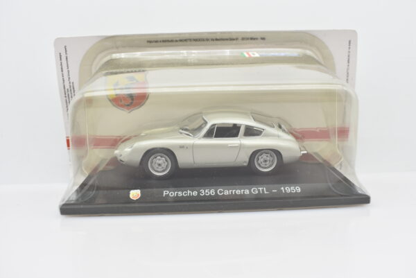 Modellino auto ABARTH PORSCHE 356 CARRERA GTL 1:43 diecast modellismo collezione ixo - Image 5