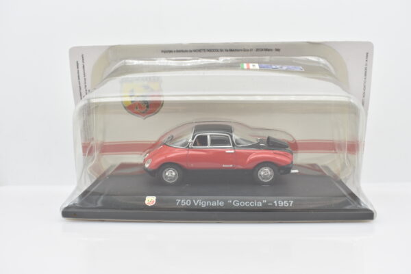 Modellino auto FIAT ABARTH 750 VIGNALE GOCCIA 1:43 diecast modellismo collezione ixo - Image 5