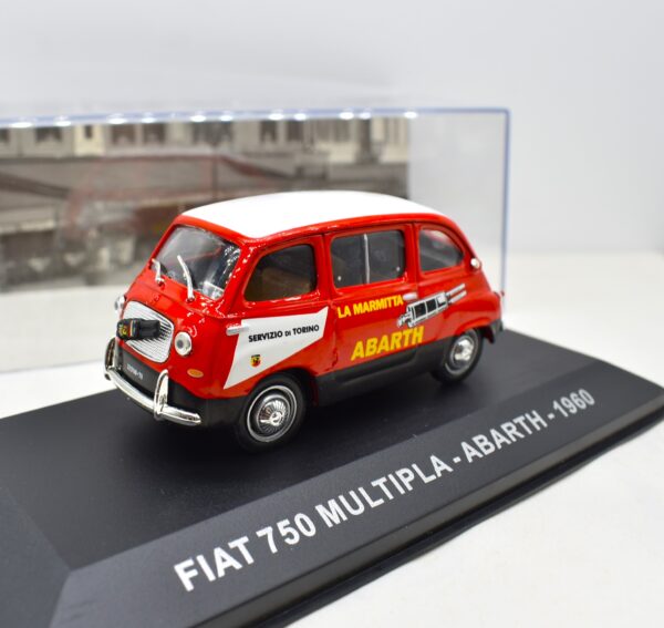 modellino auto furgone FIAT 750 MULTIPLA ABARTH veicoli pubblicitari d'epoca scala 1:43 collezione