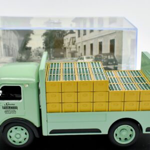 modellino auto furgone OM LEONCINO PORTABOTTIGLIE PAOLETTI veicoli pubblicitari d'epoca scala 1:43 collezione