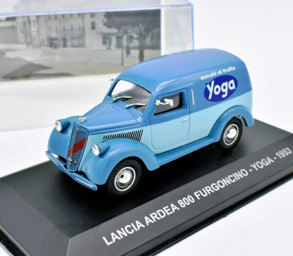 modellino auto furgone LANCIA ARDEA 800 FURGONCINO YOGA veicoli pubblicitari d'epoca scala 1:43 collezione