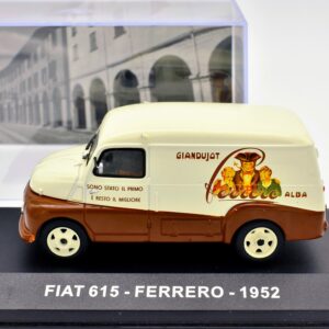 modellino auto furgone FIAT 615 FERRERO veicoli pubblicitari d'epoca scala 1:43 collezione