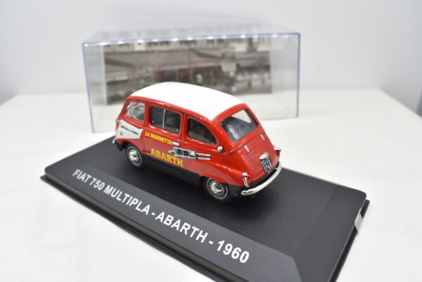 modellino auto furgone FIAT 750 MULTIPLA ABARTH veicoli pubblicitari d'epoca scala 1:43 collezione - Image 5