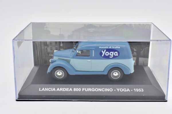 modellino auto furgone LANCIA ARDEA 800 FURGONCINO YOGA veicoli pubblicitari d'epoca scala 1:43 collezione - Image 2