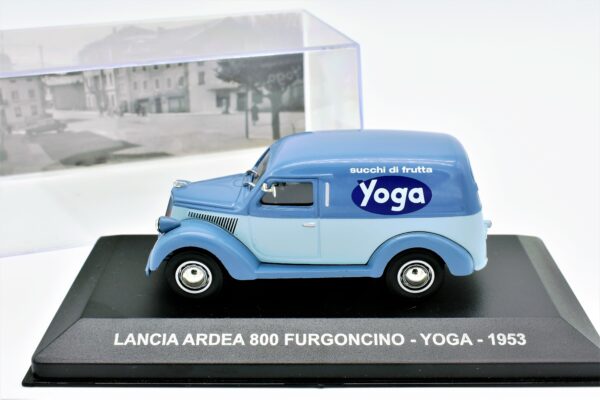 modellino auto furgone LANCIA ARDEA 800 FURGONCINO YOGA veicoli pubblicitari d'epoca scala 1:43 collezione - Image 3