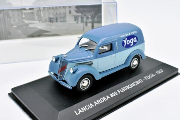 modellino auto furgone LANCIA ARDEA 800 FURGONCINO YOGA veicoli pubblicitari d'epoca scala 1:43 collezione - Image 4
