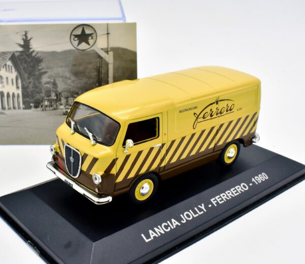 modellino auto furgone LANCIA JOLLY FERRERO veicoli pubblicitari d'epoca scala 1:43 collezione