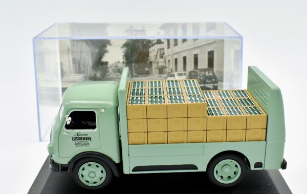modellino auto furgone OM LEONCINO PORTABOTTIGLIE PAOLETTI veicoli pubblicitari d'epoca scala 1:43 collezione - Image 3