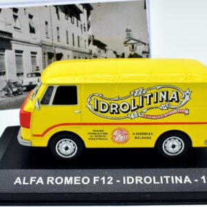 modellino auto furgone ALFA ROMEO F12 IDROLITINA veicoli pubblicitari d'epoca scala 1:43 collezione