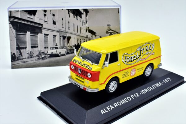 modellino auto furgone ALFA ROMEO F12 IDROLITINA veicoli pubblicitari d'epoca scala 1:43 collezione - Image 3
