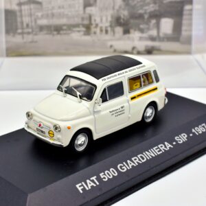 modellino auto furgone FIAT 500 GIARDINIERA SIP veicoli pubblicitari d'epoca scala 1:43 collezione
